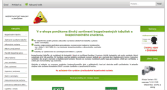 Desktop Screenshot of bezpecnostne-tabulky.sk