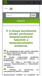 Mobile Screenshot of bezpecnostne-tabulky.sk